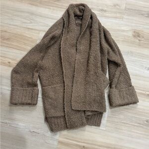 Cozy Brown Knit Cardigan